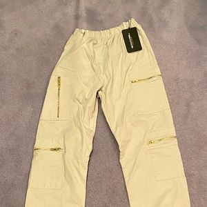 pretty little thing zips cargo pants